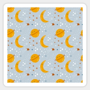 Cute baby cosmic pattern Sticker